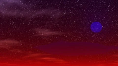 Blue moon Stock Footage 8649904