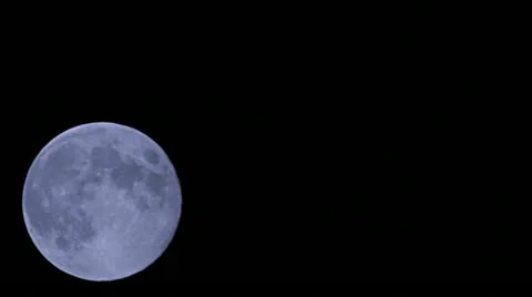 Blue Moon Stock Footage 11918011