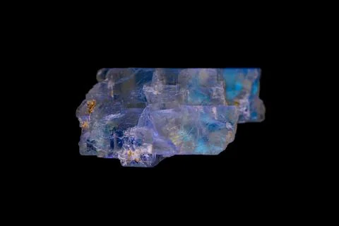 Blue Moonstone on dark background Stock Photos