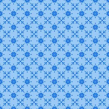 Blue Moroccan tile Pattern in Vector Stock Illustration