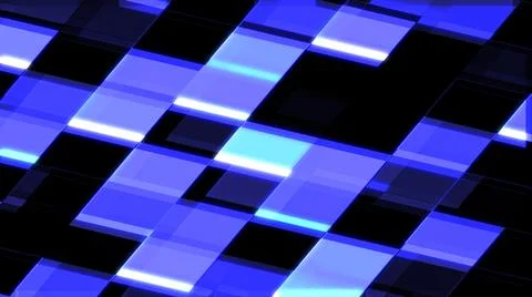 Blue Mosaic Background. Abstract Unique Lines Pattern. Art Illustration Featu Illustrazione stock