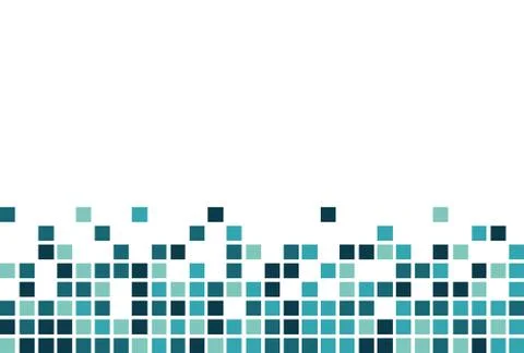 Blue mosaic background Stock Illustration