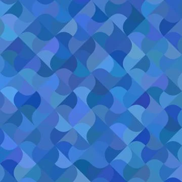 Blue mosaic background - vector illustration Illustrazione stock