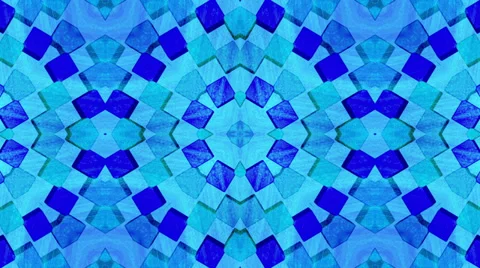 Blue Mosaic cubes background, loop. 動画素材 38386504