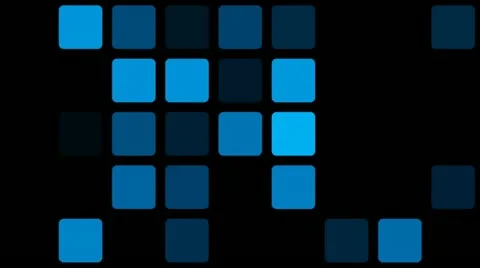 Blue mosaic Stock-Footage 12166209