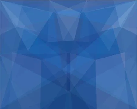 Blue Mosaic Geometric Abstract Background. Stock Illustration