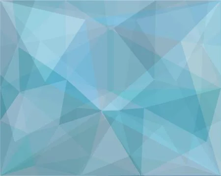 Blue Mosaic Geometric Abstract Background. Stock Illustration
