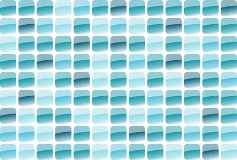 Blue mosaic Stock Illustration