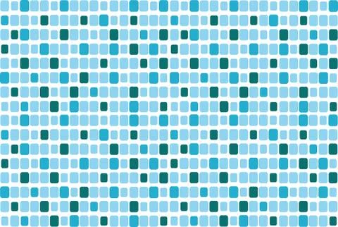 Blue mosaic Stock Illustration