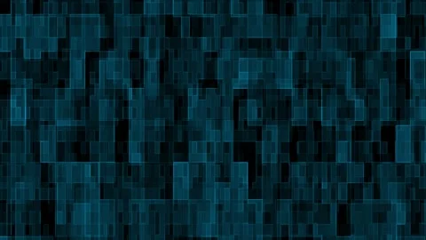 Blue mosaic noise gradient abstract animated digital background Stock Footage 290855746
