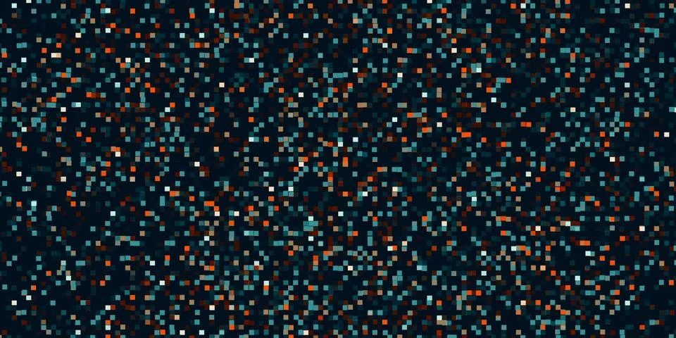 Blue Mosaic Pattern Black Background Blur Mosaic Template Blank Design Elemen Stock Illustration