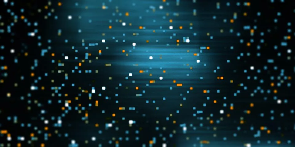 Blue Mosaic Pattern Black Background Blur Mosaic Template Blank Design Elemen Illustrazione stock
