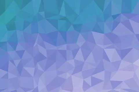 Blue mosaic pattern with geometric shapes and shades Stock Illustration