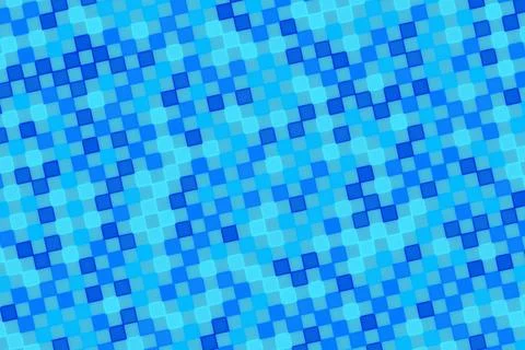 Blue mosaic pattern with small square tiles Stock Photos