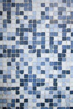 Blue mosaic Stock Photos