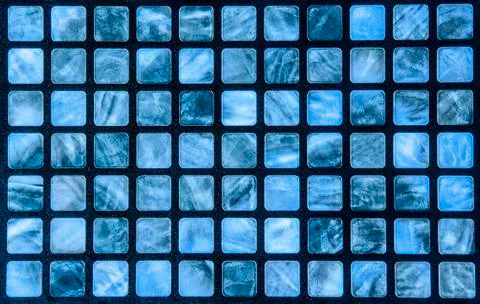 Blue mosaic Stock Photos