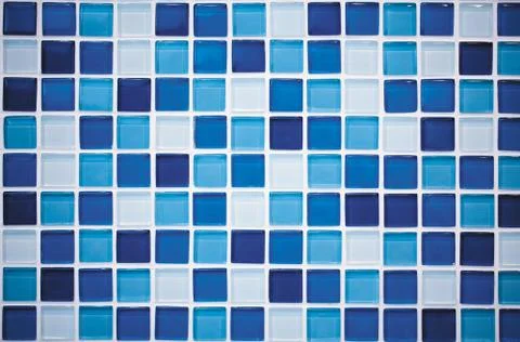 Blue mosaic Stock Photos