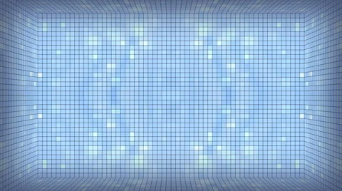 Blue Mosaic Room Background. 스톡 동영상 68738839