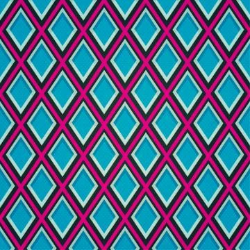 Blue mosaic seamless pattern Stock Illustration