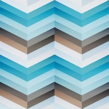 Blue mosaic seamless pattern Stock Illustration