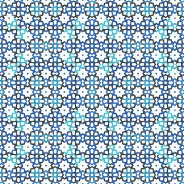 Blue mosaic soft pattern Stock Illustration