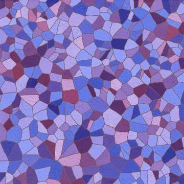 Blue Mosaic stone texture. Stock Illustration