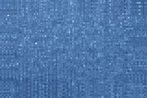 Blue mosaic texture with pixel grid pattern for digital background and design Illustrazione stock