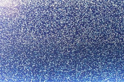 Blue mosaic tiles Stock Photos