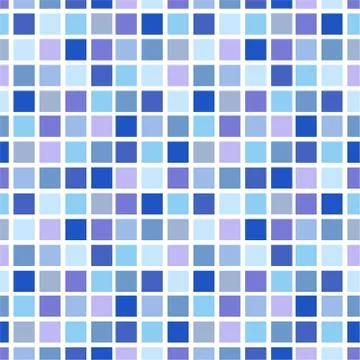 Blue mosaic tiles. Texture background. Tiles made of mosaic Stock Illustration