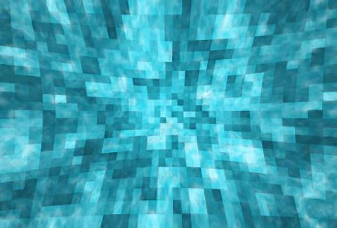Blue mosaics Stock Photos