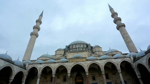 The Blue Mosque also called Sultan Ahmed Mosque or Sultan Ahmet Mosque Stock Footage 181500429