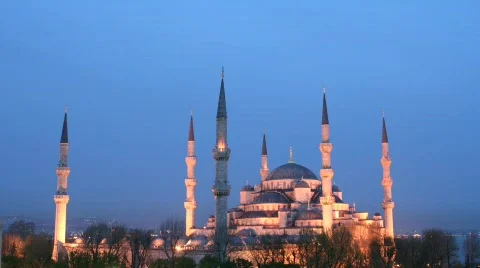 Blue Mosque Stock Footage 506441