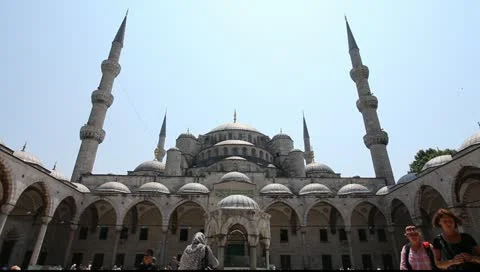 Blue Mosque Stock Footage 11384473