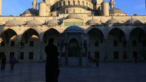 Blue Mosque Stock Footage 31258372