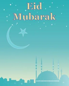 Blue mosque Stock Illustration