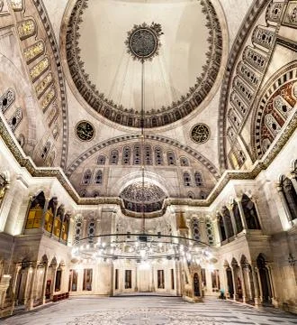 Blue Mosque interior Fotos Stock