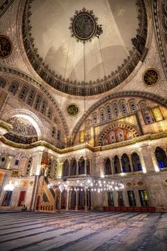 Blue Mosque interior Foto stock