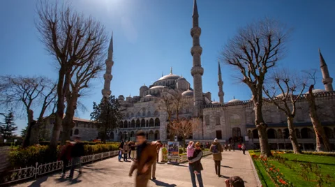 Blue Mosque Istanbul Stock Footage 38299384