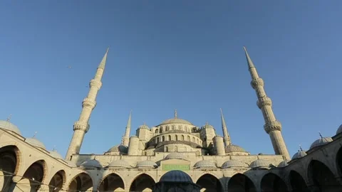 The Blue Mosque or Sultanahmet Stock Footage 180667437