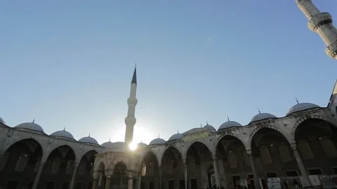 The Blue Mosque or Sultanahmet Video stock 180669624