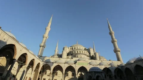The Blue Mosque or Sultanahmet Stock Footage 180669669