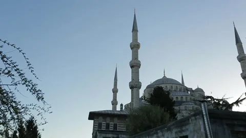 The Blue Mosque or Sultanahmet Stock Footage 180669774