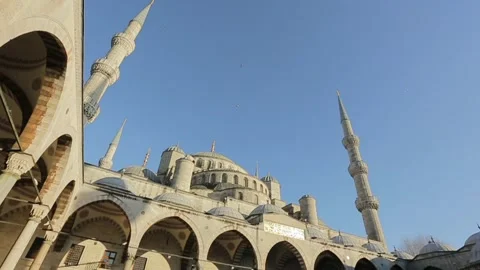 The Blue Mosque or Sultanahmet Stock Footage 180669775