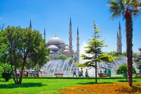 Blue mosque Stock Photos