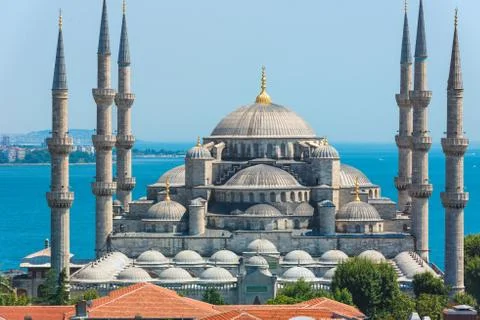 Blue mosque Stock Photos