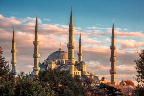 Blue mosque Stock Photos