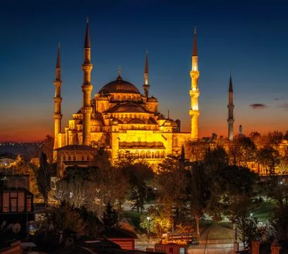 Blue mosque Stock Photos