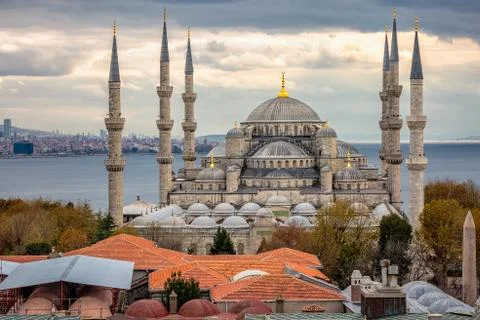 Blue mosque Stock Photos