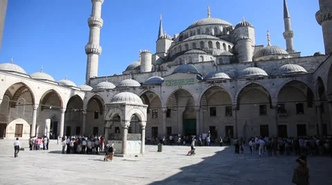 Blue mosque scene 3 HD 1080p Видео 8827779