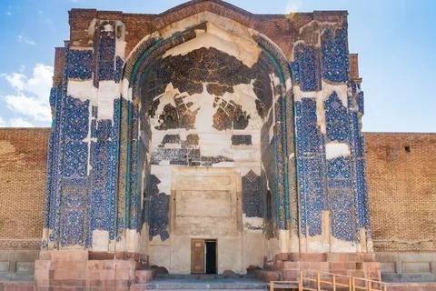 Blue Mosque in Tabriz, Iran. 写真素材